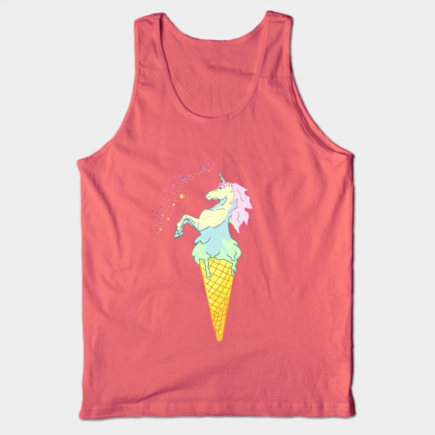 unicorn ice cream Tank Top by FandomizedRose